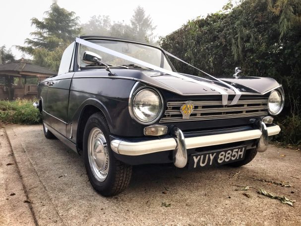 Triumph Herald wedding car